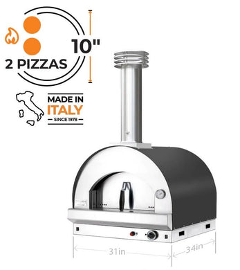 Fontana Margherita Small Outdoor Gas Oven - Pizza Counter top head - Bourlier's Barbecue and Fireplace