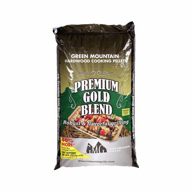 Green Mountain Grills Premium Gold Blend Pellets 28 LB BAG GMG-2001 - Bourlier's Barbecue and Fireplace