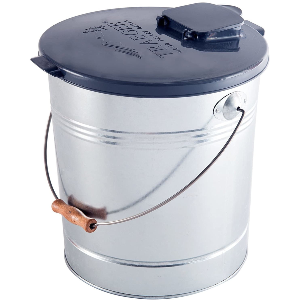 Smoker Pellet Storage Bucket and Lid with Filter for 20 LBS by Traeger