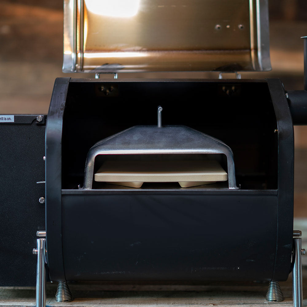 Green Mountain Grills 4108 Trek / Davy Crockett Pizza Oven Attachment |  Bourlier's Barbecue and Fireplace