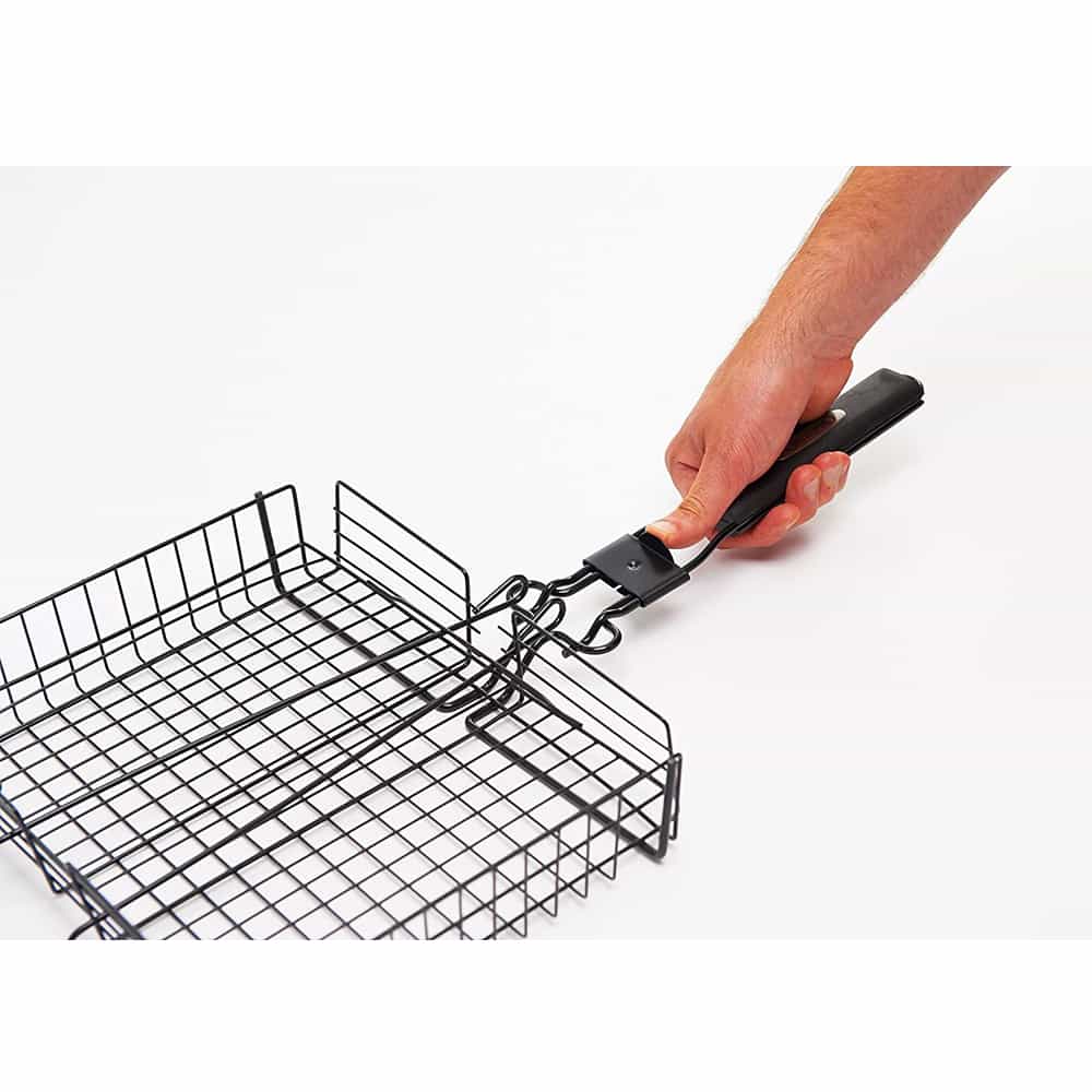 GrillPro 24876 Deluxe Non Stick Broiler Basket with Detachable