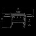 Pit Boss Deluxe 4-Burner Griddle 757GD 10555