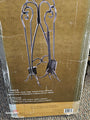 Pleasant Hearth 5 Piece Elizabeth Fireplace Tool Set Aged Black Finish 884