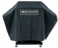Broilmaster Full Length Premium Grill Cover For P, H, R, And T Series Grills On Cart With Two Side Shelves - DPA110 - Bourlier's Barbecue and Fireplace
