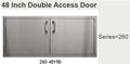 PCM 48 x 19 Outdoor Kitchen Double Access Door 260 Series 260-4819D - Bourlier's Barbecue and Fireplace