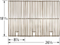 Kitchen Aid NexGrill Gas Grill Stainless Steel Replacement Cooking Grates 26.62