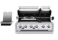 Broil King Imperial S 690i 6-Burner Built-In Natural Gas Grill With Rotisserie & Side Burner - Stainless Steel - 957087 - Bourlier's Barbecue and Fireplace