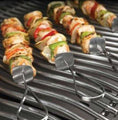 Napoleon 14 Inch Stainless Steel Shish Kebab Set of 6 Skewers 70016