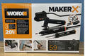 Worx 20V MAKERX 3pc Combo Kit - Rotary Tool + Angle Grinder + Wood/Metal Crafting Tool WX991L - Bourlier's Barbecue and Fireplace