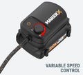 Worx 20V MAKERX 3pc Combo Kit - Rotary Tool + Angle Grinder + Wood/Metal Crafting Tool WX991L