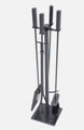 Pleasant Hearth Atticus Gun Metal FInish Steel Fireplace Tool Set FA617TL - Bourlier's Barbecue and Fireplace