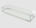 Outdoor Greatroom Linear Folding Glass Wind Guard for Fire Table FWG-1242