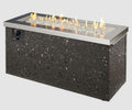 Display Outdoor GreatRoom Key Largo Rectangular Fire Pit Table KL-1242-SS