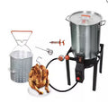 LOCO Turkey Fryer Kit, 54,000 Btu, Propane Burner, 30 Qt. Pot with Fry Basket LCTFKESB30CA - Bourlier's Barbecue and Fireplace