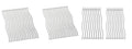 Napoleon PRO825 Series Replacement Stainless Steel 4 piece Rod Cooking Grates 9.5mm - Bourlier's Barbecue and Fireplace