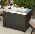 Outdoor GreatRoom Providence Rectangular Fire Pit Table PROV-1224-SS