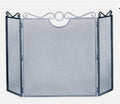 UniFlame Three Fold Heavy Weight Natural Iron Fireplace Screen 54