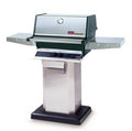TJK 2 Burner Natural Gas Grill on a Stainless Steel Patio / Deck Base by MHP