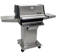 MHP Propane Gas Freestanding Grill With Stainless Steel Shelves AMCTSS-P