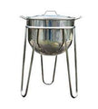 Bayou Classic Kettle with Stand, 15 gal Capacity, Stainless Steel 800-115 - Bourlier's Barbecue and Fireplace