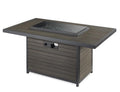 Brooks 50 Inch Rectangular Cast Aluminum Natural Gas Fire Pit Table by The Outdoor GreatRoom BRK-1224-19-K-NG