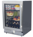 ProFire 24-in 4.61 Cu.Ft. Outdoor Refrigerator w/ Glass Door - PFFRIG24