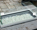 Outdoor Greatroom Rectangular Folding Glass Wind Guard for Fire Tables FWG-1224