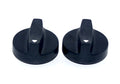 MHP Gas Grill Gas Control Black Knobs (2) Pack  GGK10 - Bourlier's Barbecue and Fireplace