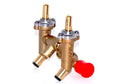 MHP WNK / TJK Propane LP Gas replacement Dual Brass Gas Valve Assembly GGVLV28 - Bourlier's Barbecue and Fireplace
