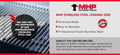 MHP Gas Grill WNK/TJK Solid Rod 304 Stainless Steel Cooking Grates GGSSGRID-SET