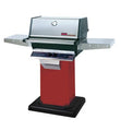 TJK 2 Burner Natural Gas Grill on a Ember Red Patio / Deck Base by MHP