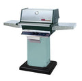 TJK 2 Burner Natural Gas Grill on a Aqua Fire Patio / Deck Base by MHP