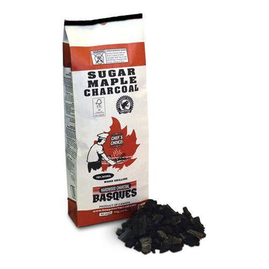 Basques Sugar Maple Charcoal 17.6 Pound Bag - Bourlier's Barbecue and Fireplace