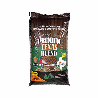 Green Mountain Grills Premium Texas Blend Pellets 28 LB BAG - GMG-2004 - Bourlier's Barbecue and Fireplace