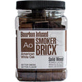Smoker Bricx Bourbon Infused American Oak BBQ Smoking Chunks 32oz - Bourlier's Barbecue and Fireplace