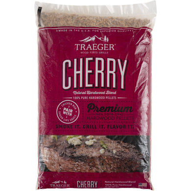 Traeger PEL309 Cherry Pellets 20 LB Bag - Bourlier's Barbecue and Fireplace