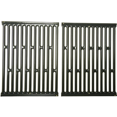 Music City Metals 58682 Porcelain Steel Cooking Grid Replacement for Select Kenmore and Weber Gas Grill Models Like 7523, Set of 2 - Bourlier's Barbecue and Fireplace