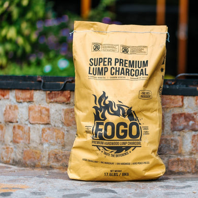FOGO Super Premium Low and Slow Natural Lump Charcoal for Longer Burns - Bourlier's Barbecue and Fireplace