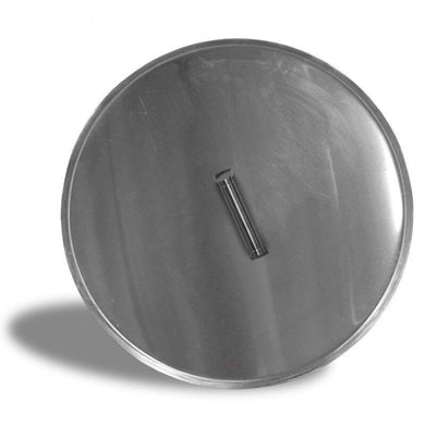 Replacement Firepit Stainless Steel Burner Cover with Brushed Finish, Round, 19-inch - Bourlier's Barbecue and Fireplace