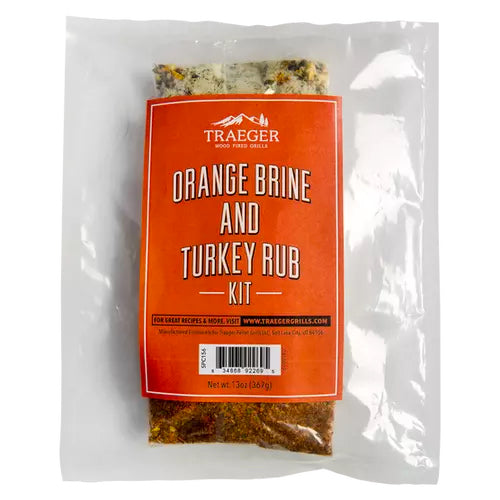 Traeger SPC156 Orange Brine and Turkey Rub Kit - Bourlier's Barbecue and Fireplace