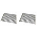 MHP Set of 2 MHP Stainless Steel Cooking Grids for WNK, TJK Gas Grills also PGS K40 - Bourlier's Barbecue and Fireplace