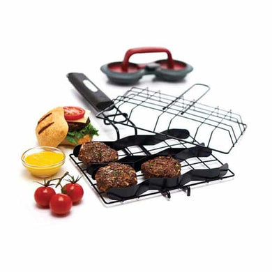 Broil King 62479 Slider Basket with Burger Press - Bourlier's Barbecue and Fireplace