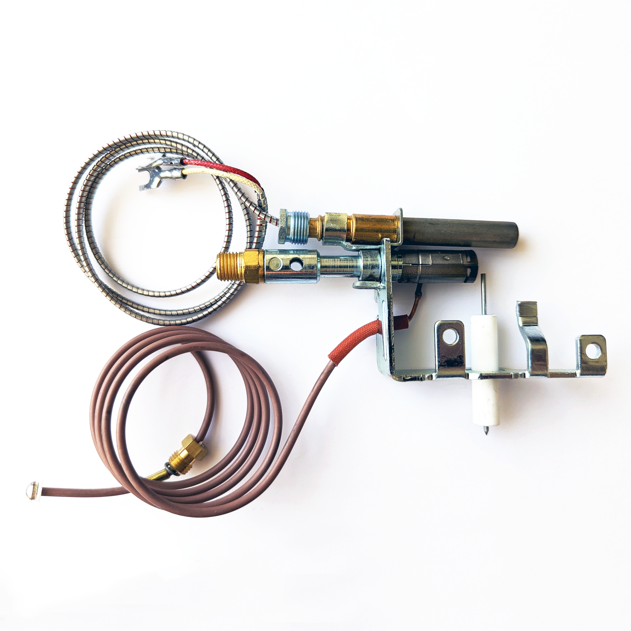 Gas valv e • Pilot burner • T hermocouple • Heating accessories gas