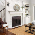 Hearthcraft Essentials Farnsworth Fireplace Cabinet Style Smoked Glass Door - Oil Rubbed Bronze Finish (Large) FW-6502