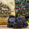 FOGO Super Premium Low and Slow Natural Lump Charcoal for Longer Burns