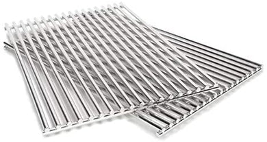 Grill Care Stainless Steel Cooking Grids Compatible with Weber Genesis 300 Series Grills - 17528 - Bourlier's Barbecue and Fireplace