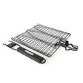 GrillPro 24015 Non-Stick Triple Fish Basket - Bourlier's Barbecue and Fireplace