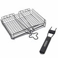 GrillPro 24876 Deluxe Non-Stick Broiler Basket with Detachable Handle - Bourlier's Barbecue and Fireplace